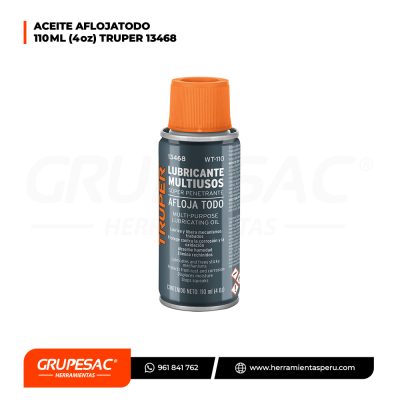Aceite Aflojatodo, 110ml (4 oz) Truper 13468