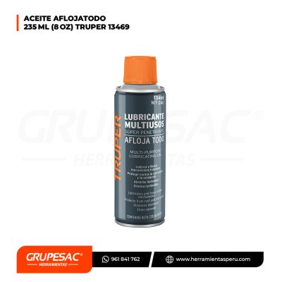 Aceite Aflojatodo, 235 ml (8 oz) Truper 13469