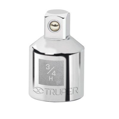 Adaptador para ratchet de cuadro 3/4 a 1/2 pulgada 13424 Truper