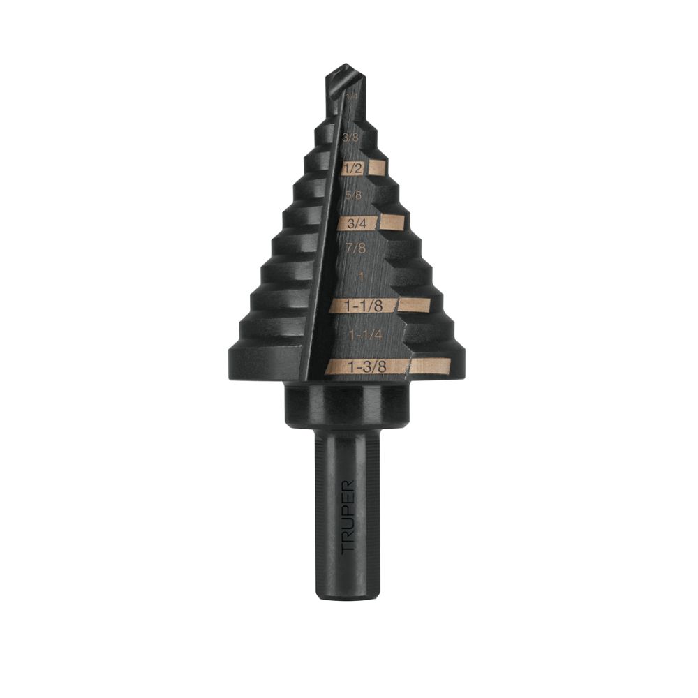 Broca escalonada 1/4″ a 1-3/8″ Truper 12126