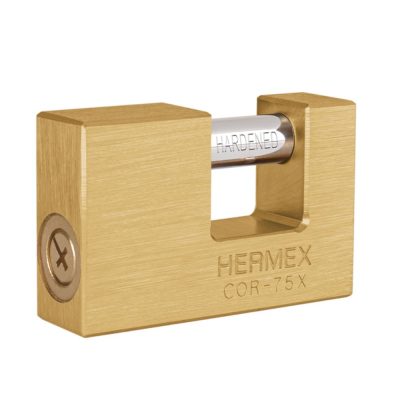 Candado Antipalanca 75 mm Hermex 43353, llave de cruz