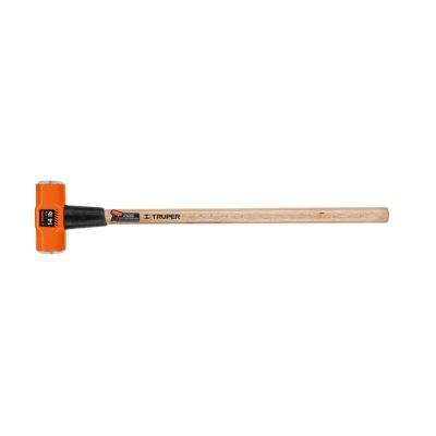 Comba Octagonal 14 Libras Truper 16514, mango de madera