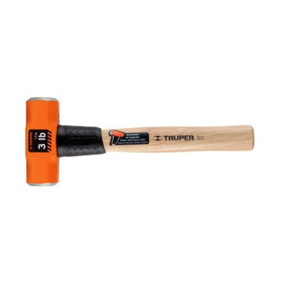 Comba Octagonal 3 Libras Truper 16507, mango de madera