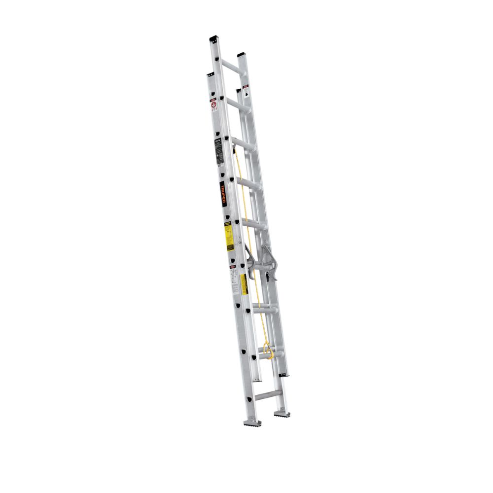 Escalera Truper 16026 Telescópica 16 peldaños 150 kg