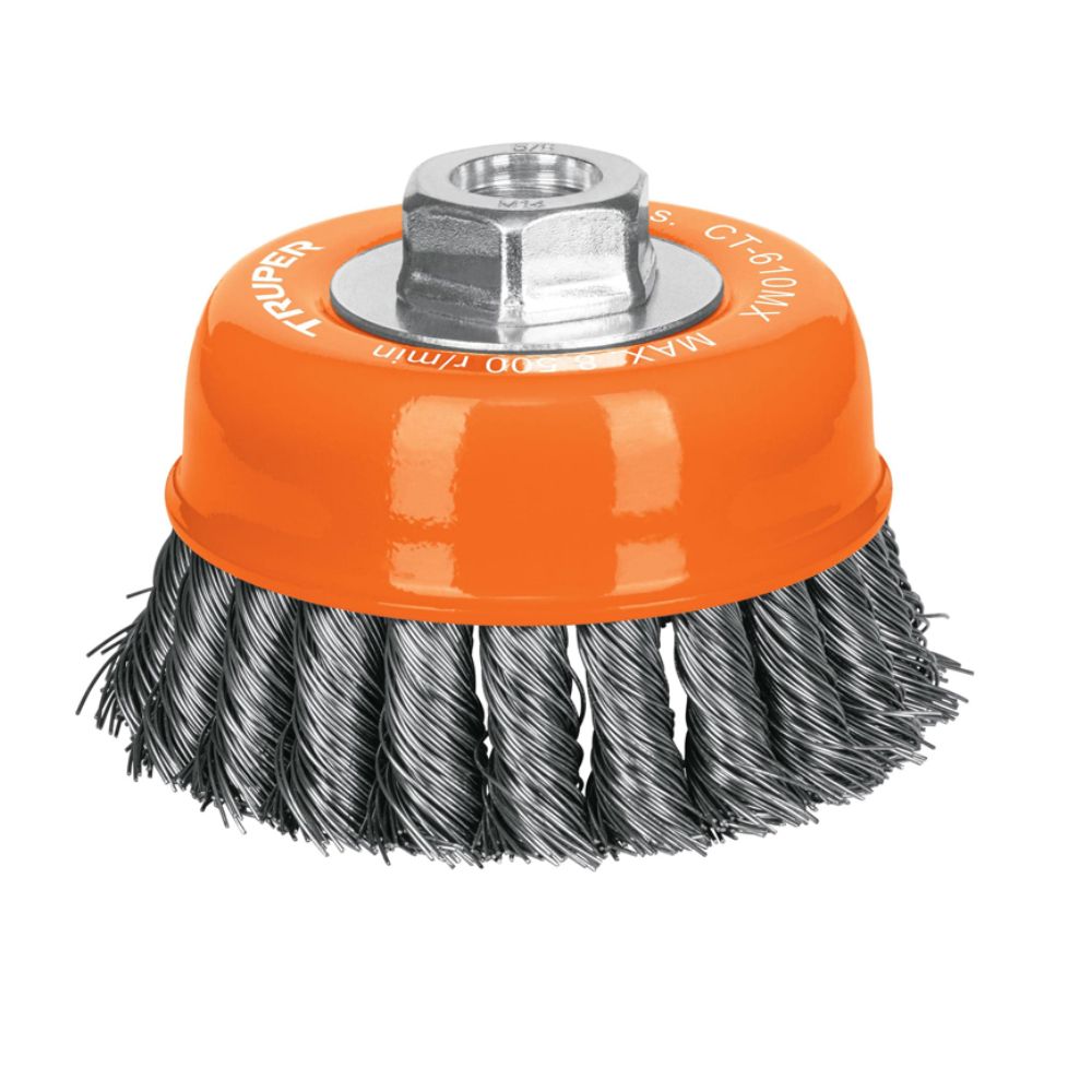 Escobilla tipo copa 4″ Truper 17532