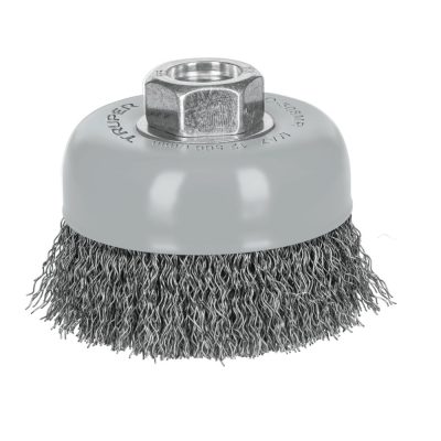 Escobilla tipo copa alambre ondulado 3″ Truper 100857