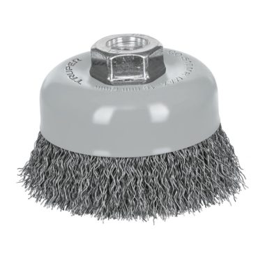 Escobilla tipo copa alambre ondulado 3″ Truper 14180