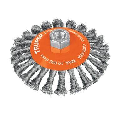 Escobilla tipo plato 5″ Truper 14189