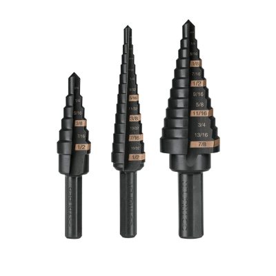 Juego de 3 brocas escalonadas Truper 100988