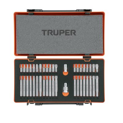 Juego de 42 puntas 75 y 30 mm Truper 17809