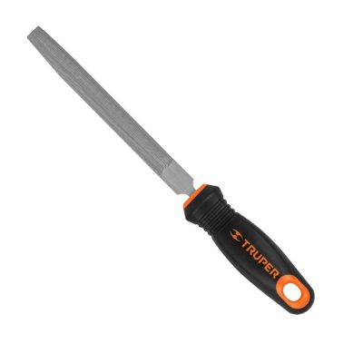 Lima media caña bastarda 8″ Truper 15318