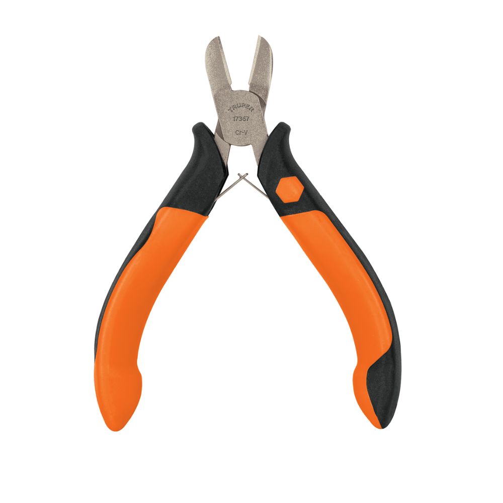 Mini Alicate de Corte Diagonal 4″ Truper 17367, Comfort Grip