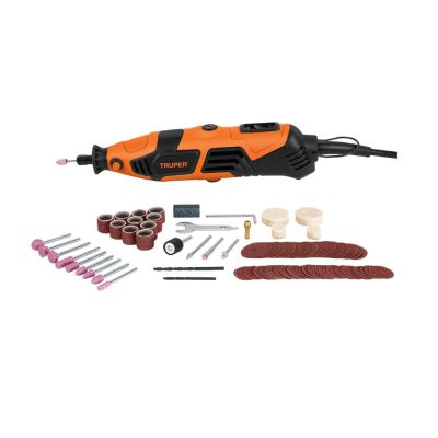 Mini Rectificadora Truper 16769, 150 w con accesorios