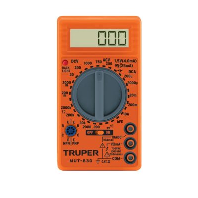 Multitesters Digital Truper 10400 escolar
