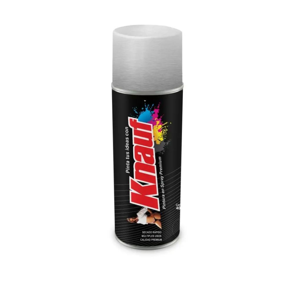 Pintura en Spray Cromo Premium Knauf #317