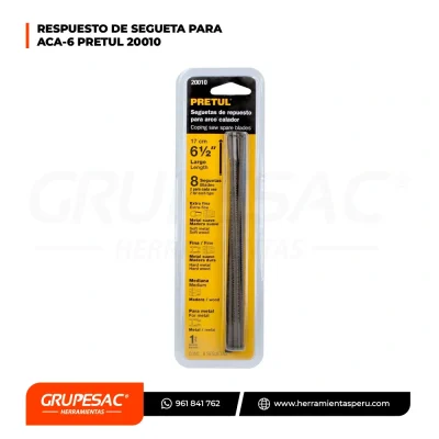 Repuesto de segueta para ACA 6 PRETUL