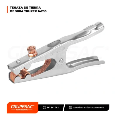 Tenaza de tierra 500A de la marca truper