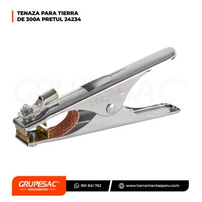 Tenaza para tierra 300A de la mara PRETUL